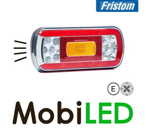 Fristom Neon achterlicht 4 functies (achteruitrijlicht) bajonet met kentekenverlichting