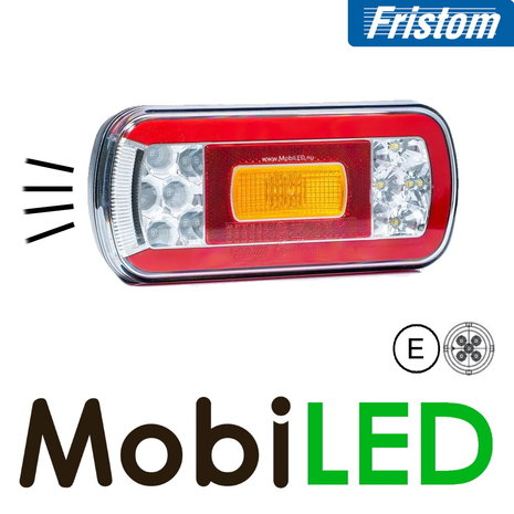 Fristom Neon achterlicht 4 functies (achteruitrijlicht) bajonet met kentekenverlichting Fristom Neon achterlicht 4 functies (achteruitrijlicht) bajonet met kentekenverlichting