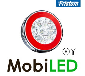 Fristom Achter- en achteruitrijlicht rond NEON look Fristom Achter- en achteruitrijlicht rond NEON look