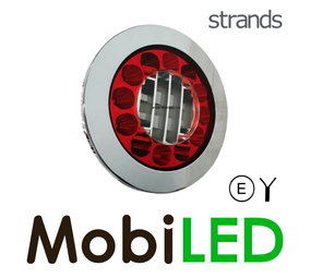 Strands Strands rear light 3 functions E-mark round Strands Strands rear light 3 functions E-mark round