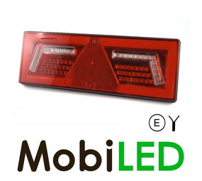 Feu arrière NEON look E-marque avec réflecteur droit