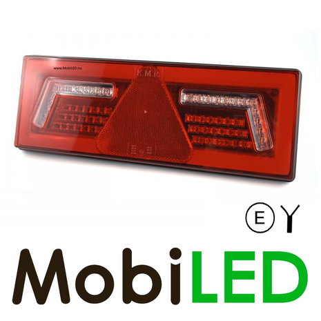 NEON look rear light rectangle E-mark 5 functions with reflector right NEON look rear light rectangle E-mark 5 functions with reflector right