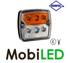 HORPOL Front position light square with turn signal E-mark HORPOL Front position light square with turn signal E-mark