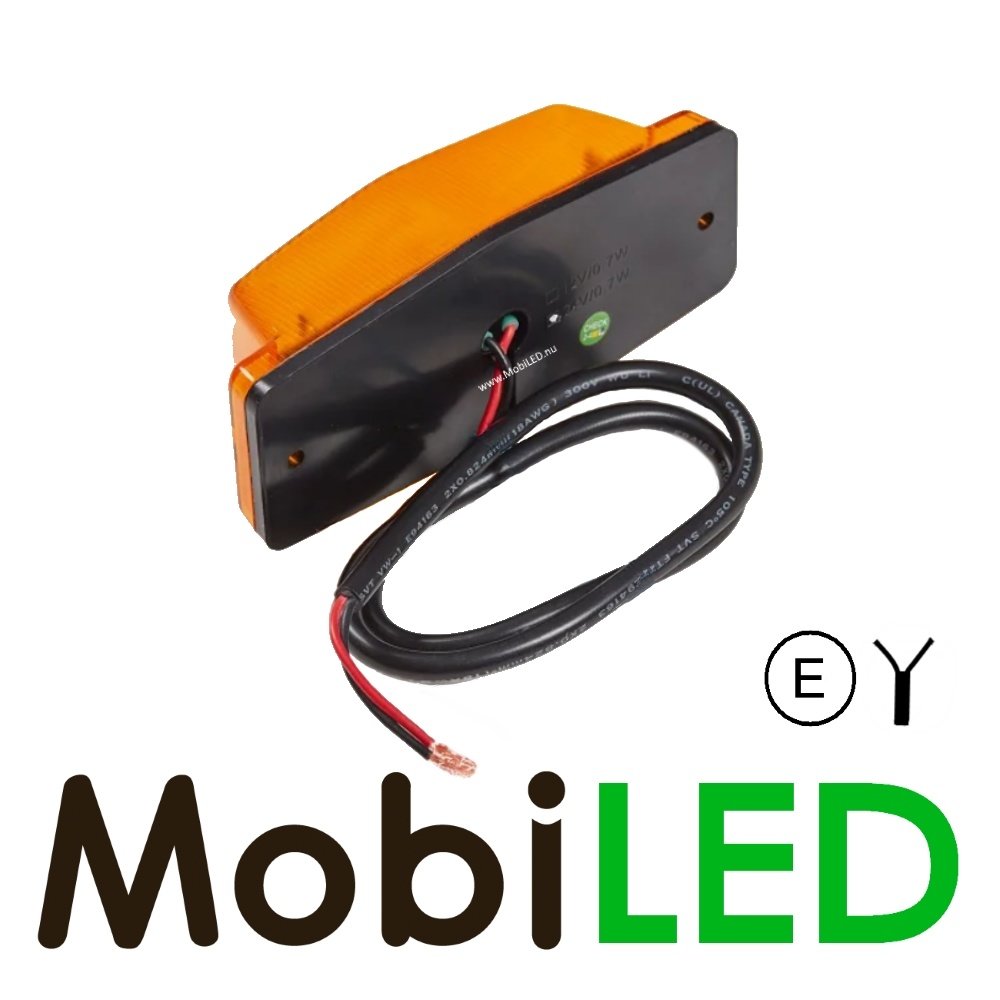 Dubbelbrander 24 volt amber