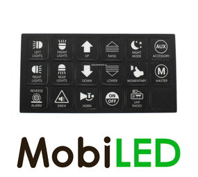 Autocollants pour panneau de commande 4 boutons Autocollants pour panneau de commande 4 boutons