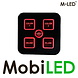 M-LED M-LED Schakelpaneel 4 knoppen rood en blauw M-LED M-LED Schakelpaneel 4 knoppen rood en blauw