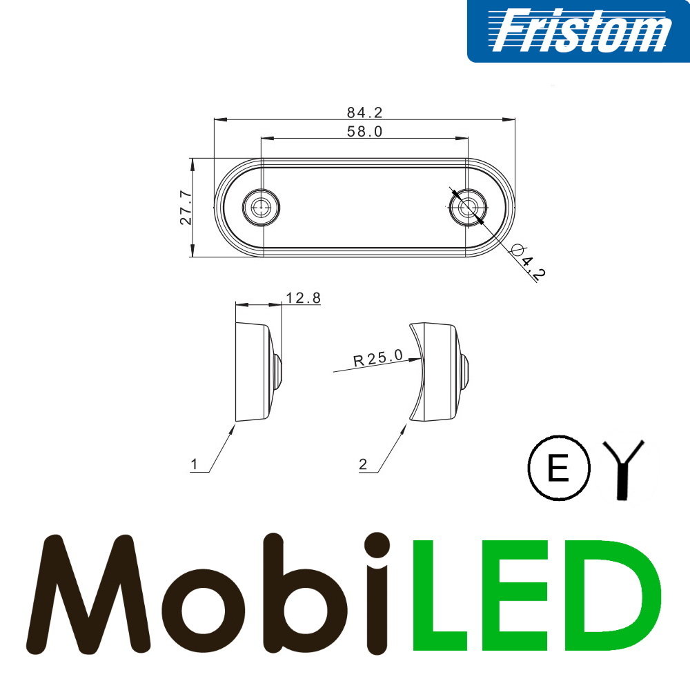 Fristom Fristom marquage latéral blanc aspect foncé Fristom Fristom marquage latéral blanc aspect foncé