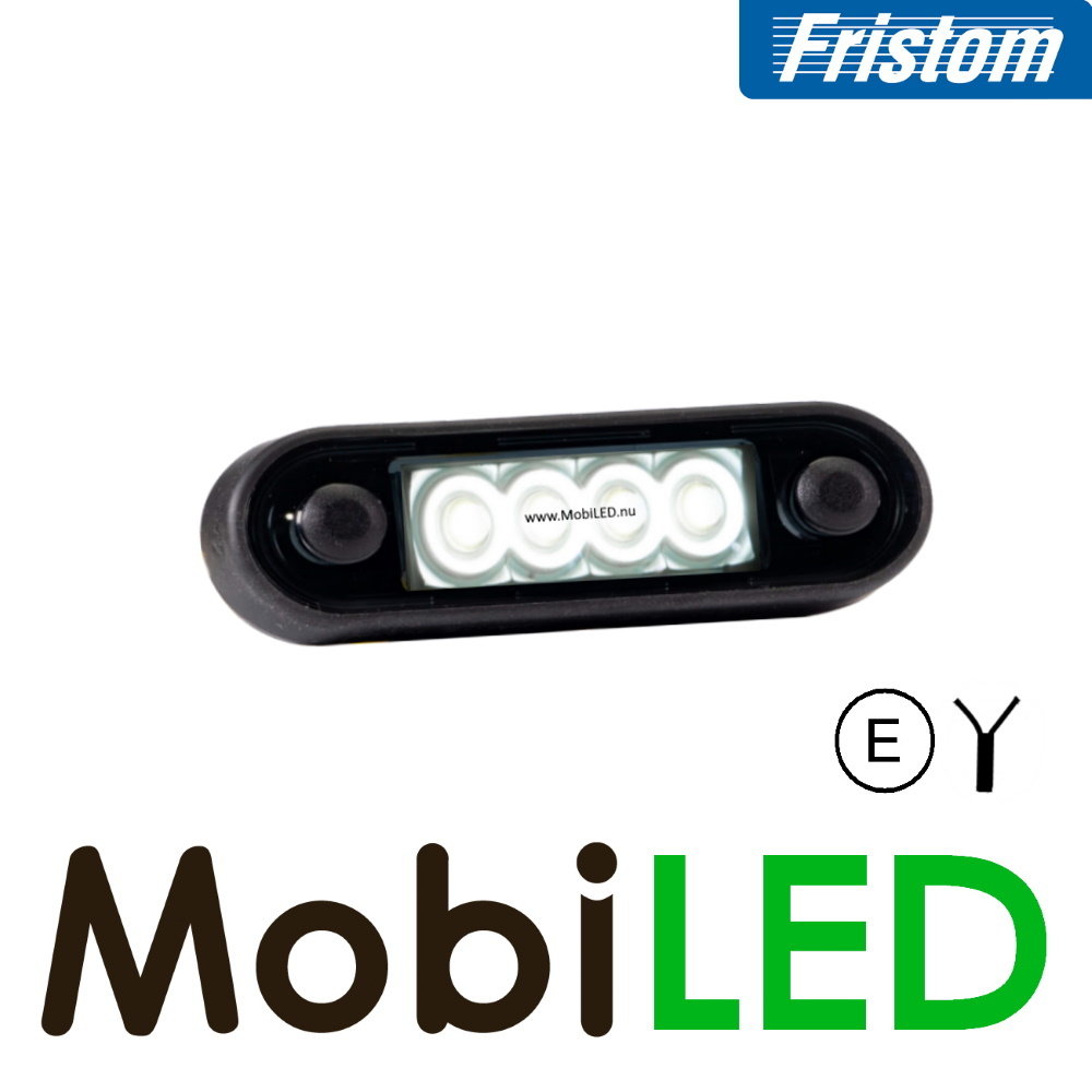 Fristom Fristom zijmarkering wit dark look
