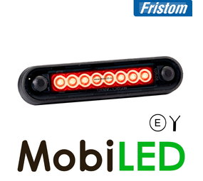 Fristom Fristom zijmarkering rood lang dark look Fristom Fristom zijmarkering rood lang dark look