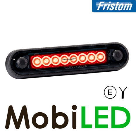 Fristom Fristom zijmarkering rood lang dark look Fristom Fristom zijmarkering rood lang dark look