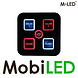 M-LED Bedieningspaneel 4 knoppen met 3M tape voet M-LED Bedieningspaneel 4 knoppen met 3M tape voet