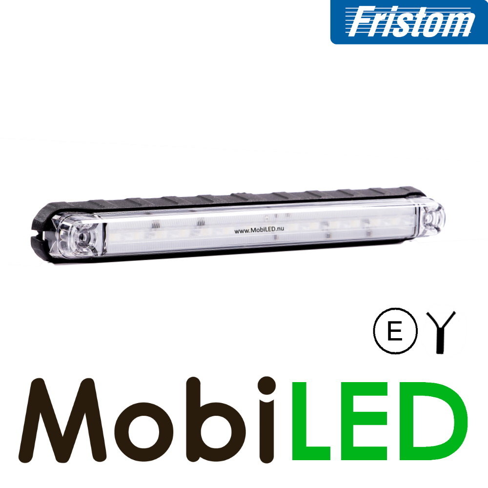 Fristom Markering lang wit 12/24 volt  E-keur Fristom Markering lang wit 12/24 volt  E-keur