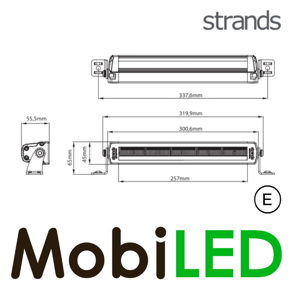 Strands Siberia TL tail light 12 inches