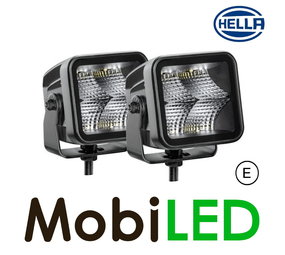 Hella Set flood lights Cube Kit 3.2"