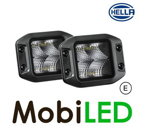 Hella Set Flood lights Cube Kit 3.2 inch