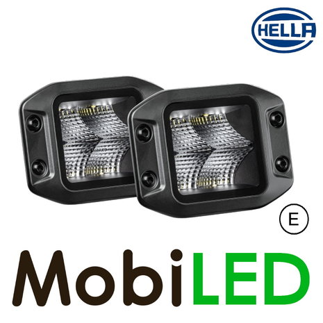 Hella Hella floodlight Cube Kit 3.2" 40 watts flush mount