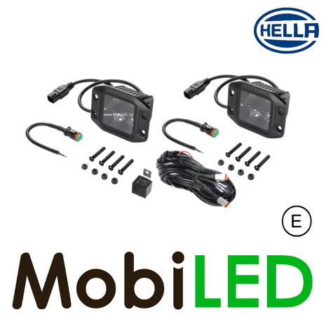 Hella Hella floodlight Cube Kit 3.2" 40 watts flush mount
