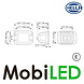 Hella Hella floodlight Cube Kit 3.2" 40 watts built-in