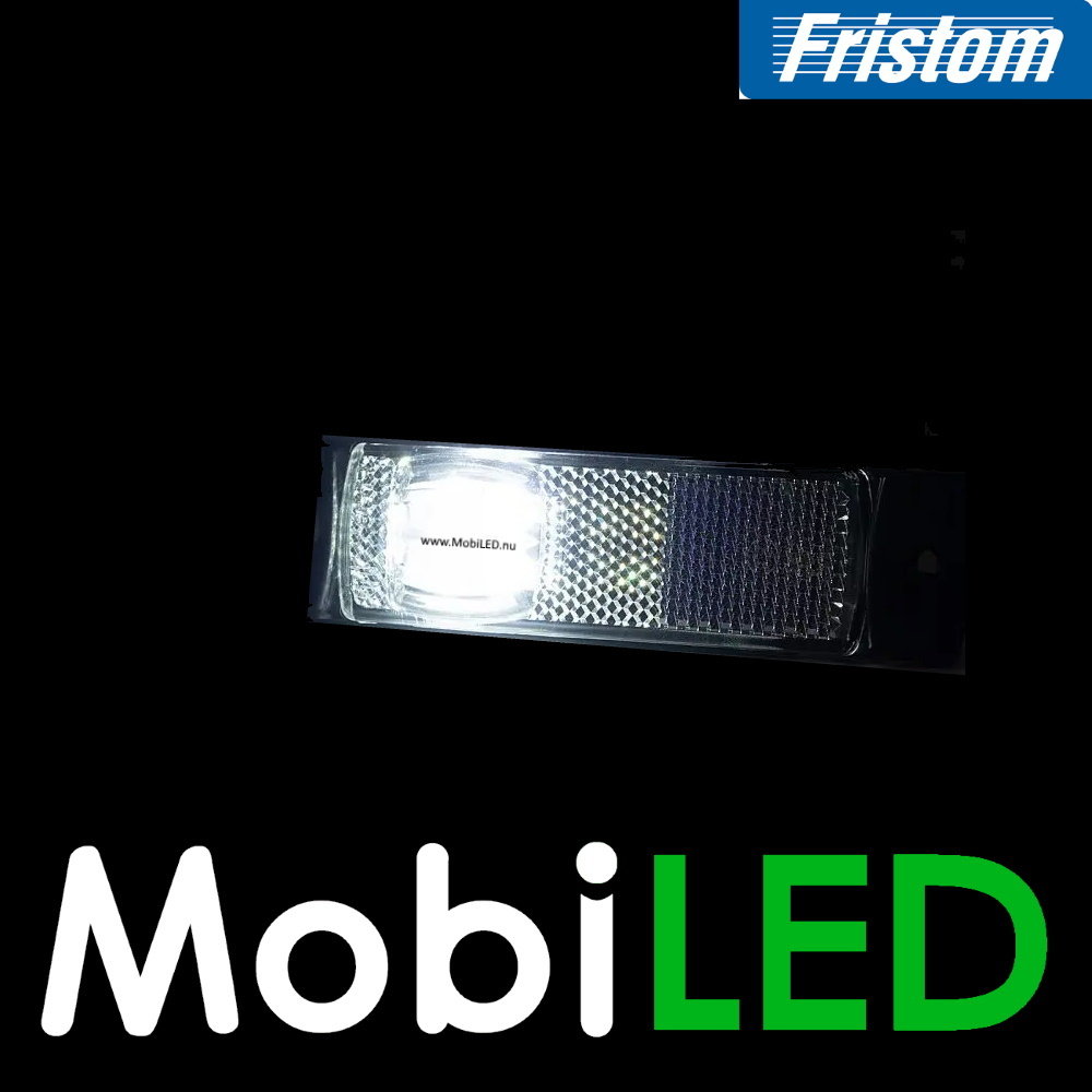 Fristom Fristom Side marking white elongated side with reflector E-mark