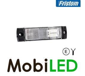 Fristom Side marking white elongated side with reflector