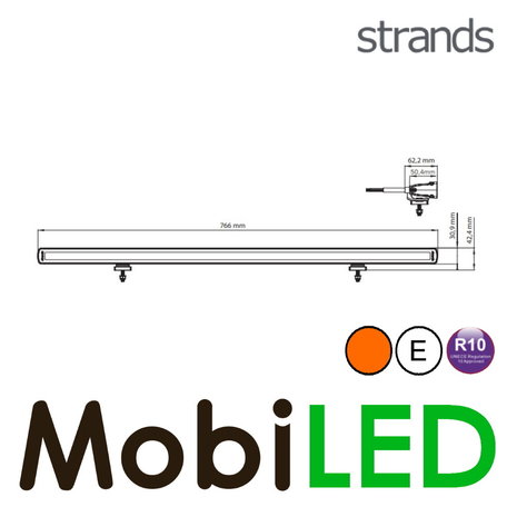 Strands Siberia LR Low Rider 30 inch/77 cm E-keur Strands Siberia LR Low Rider 30 inch/77 cm E-keur