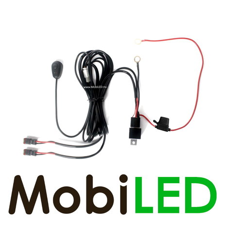 Connection set for 2 work lights 12V 2 x 2.5m max 120W