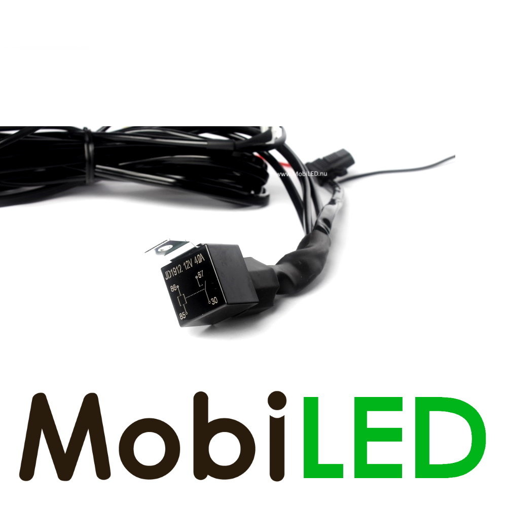 Aansluitset voor 2 werklampen 12V 2 x 2,5m max 120W Aansluitset voor 2 werklampen 12V 2 x 2,5m max 120W