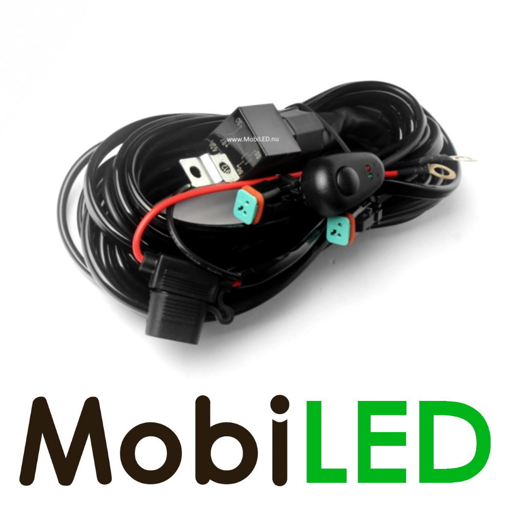 Connection set for 2 work lights 12V 2 x 2.5m max 120W