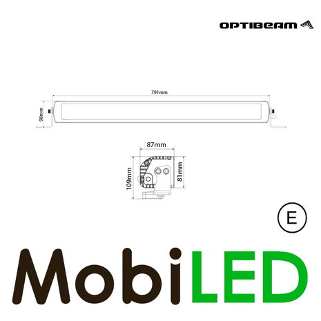 Optibeam Optibeam Savage 30" 791 mm E-marque Optibeam Optibeam Savage 30" 791 mm E-marque