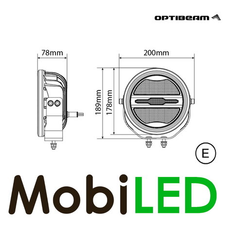 Optibeam Optibeam Savage 7 inch E-keur Optibeam Optibeam Savage 7 inch E-keur