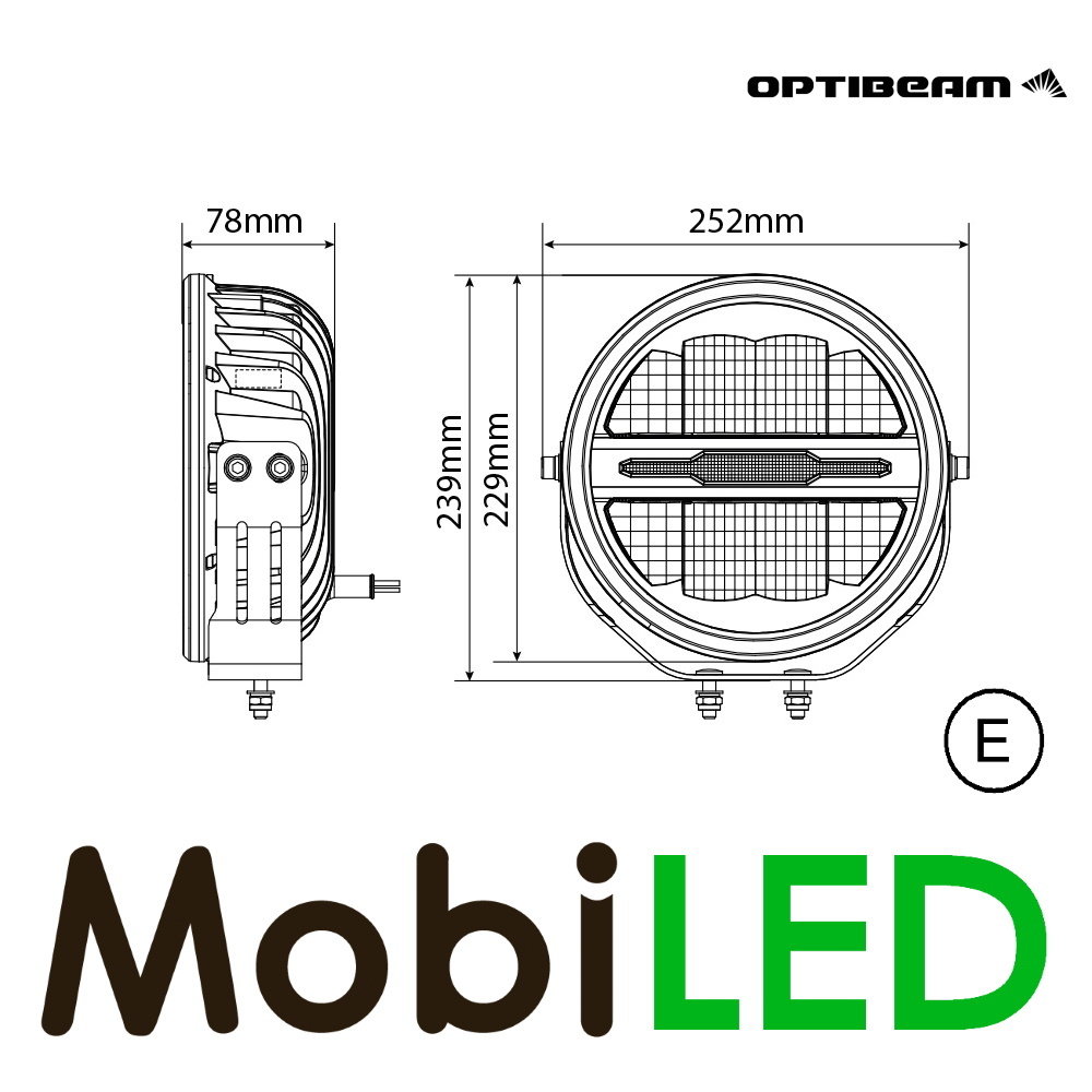 Optibeam Optibeam Savage 9" Optibeam Optibeam Savage 9"