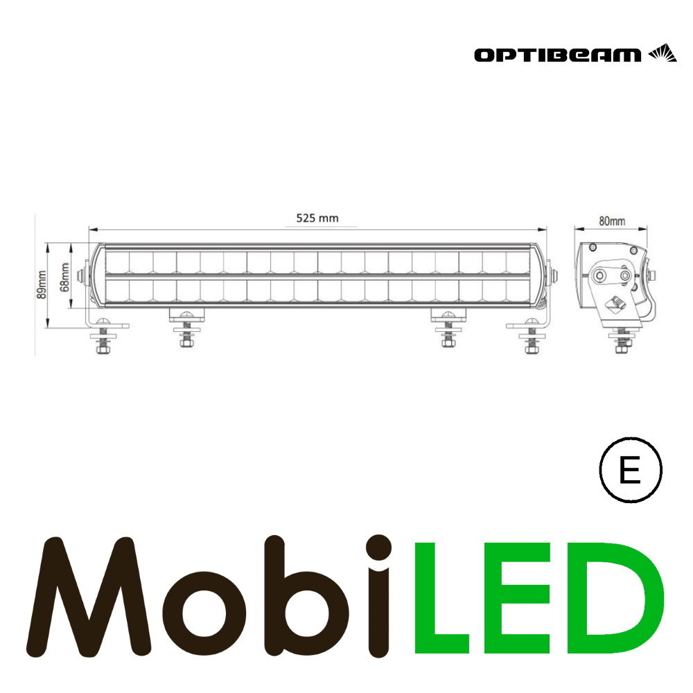 Optibeam Optibeam Super Captain Dual 600 52 cm E-keur Optibeam Optibeam Super Captain Dual 600 52 cm E-keur