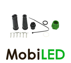 Fristom 6 pins bajonet connector groen Fristom 6 pins bajonet connector groen