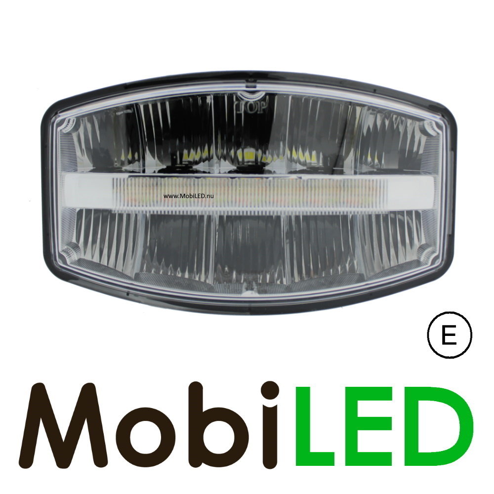 Projecteur avec feu de position blanc E-mark