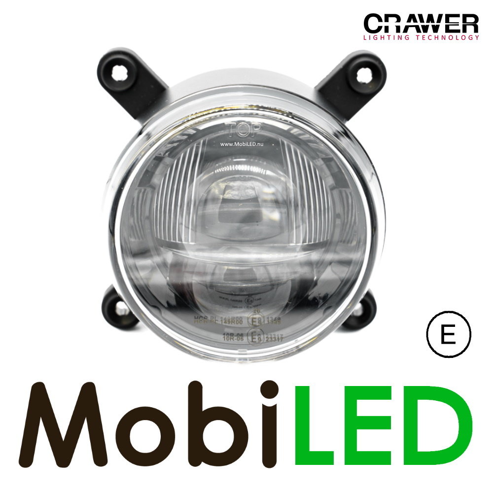Crawer Crawer Phare feux de route et croisement 12-24V ronde