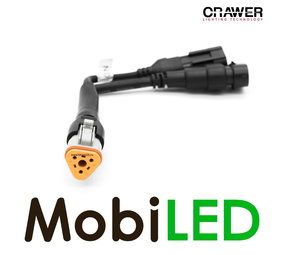Crawer Adapterkabel voor Crawer CR-3009 koplamp Crawer Adapterkabel voor Crawer CR-3009 koplamp