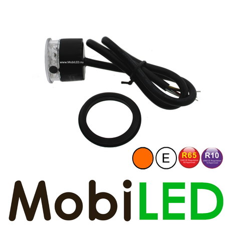 Recessed mount flasher with position light amber/white Recessed mount flasher with position light amber/white