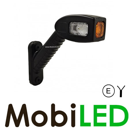 Pendellamp vierkant schuin model Links rood/amber/wit 12-24 volt E-keur