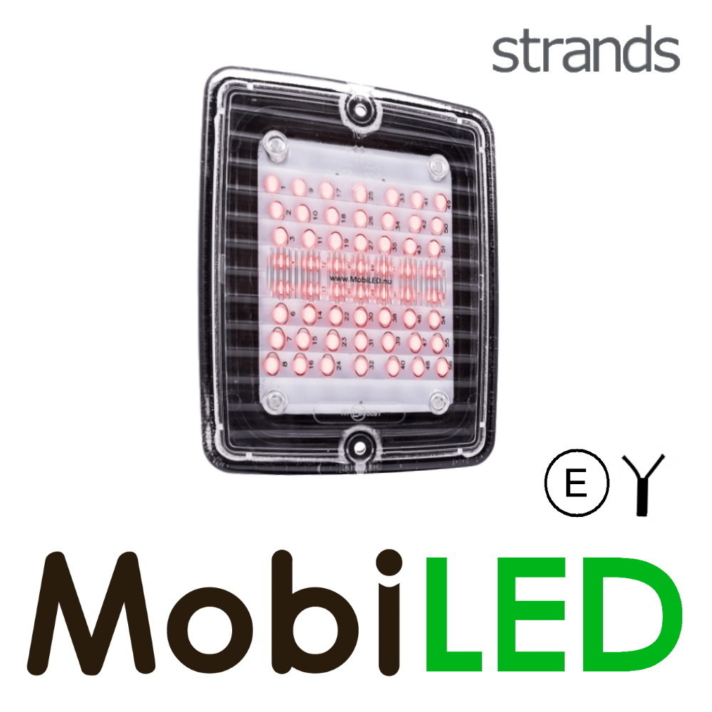 Strands Strands Rear light - Brake light clear 24 volts Strands Strands Rear light - Brake light clear 24 volts