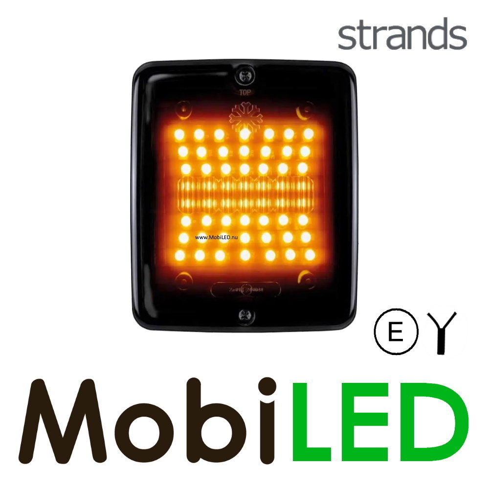 Strands Strands Dark Richtingaanwijzer 24 volt E-keur Strands Strands Dark Richtingaanwijzer 24 volt E-keur