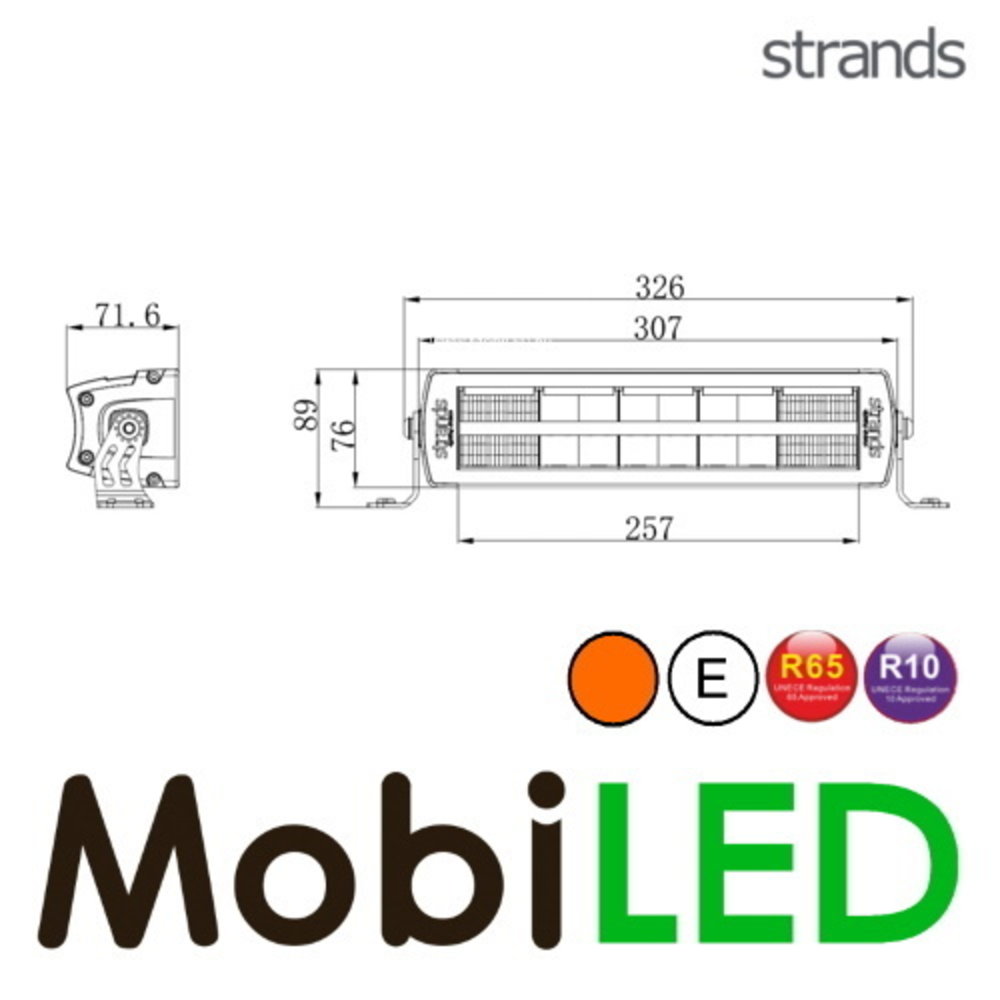 Strands Siberia Night Guard 12 pouces rangée double Strands Siberia Night Guard 12 pouces rangée double