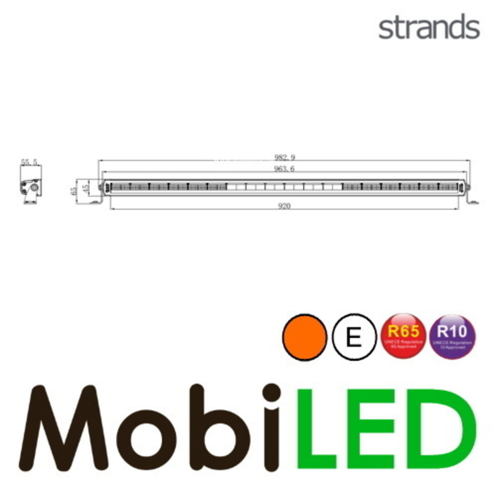 Strands Siberia Night Guard 38 pouces rangée simple Strands Siberia Night Guard 38 pouces rangée simple
