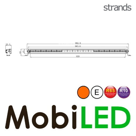 Strands Siberia Night Guard 38 pouces rangée simple Strands Siberia Night Guard 38 pouces rangée simple