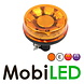 Beacon/flasher 16 watts Amber DIN mounting E-mark