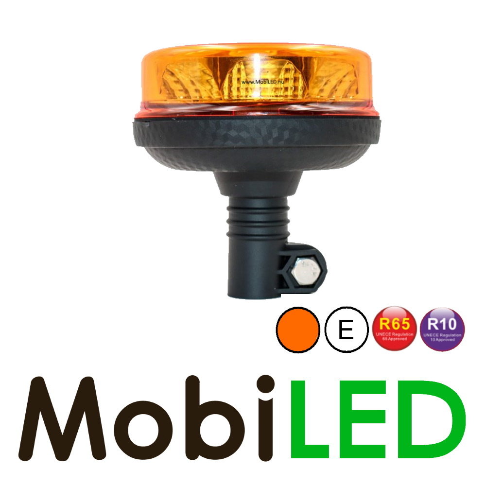 Beacon/flash lamp 16 watts Amber DIN mounting E-mark