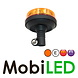 Beacon/flasher 16 watts Amber DIN mounting E-mark