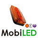 Marker light amber with reflector and flasher 2m cable E-mark