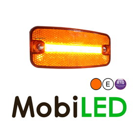 Markeringslicht amber met reflector en flitser Markeringslicht amber met reflector en flitser