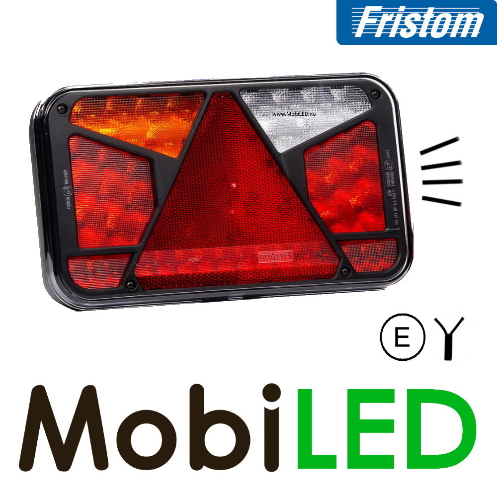 Fristom Fristom Achterlicht 5 functies kenteken kabel FT-370 Links E-keur Fristom Fristom Achterlicht 5 functies kenteken kabel FT-370 Links E-keur