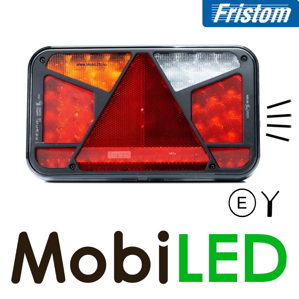 Fristom Feu arrière 5 fonctions pl. d'immatriculation câble FT-370 Gauche E-marque